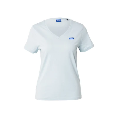 Afbeelding van HUGO Classic Tshirt basic, Dames, Maat: XS, Light/pastel blue
