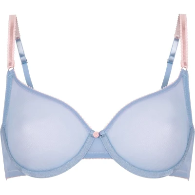 Afbeelding van Hunkemöller Roza niet voorgevormde beugel bh Blauw E80