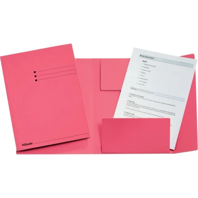 Afbeelding van 50x Esselte dossiermap roze, ft A4