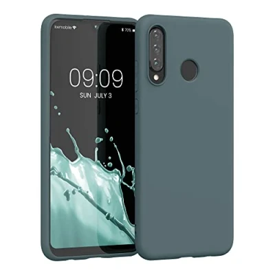 Afbeelding van kwmobile telefoonhoesje geschikt voor Huawei P30 Lite Hoesje smartphone Back cover in mosgroen