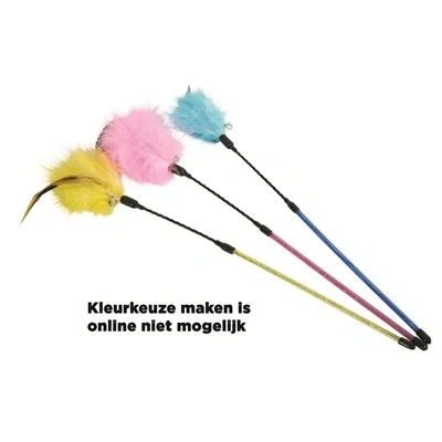 Afbeelding van Zolux Kattenhengel Veer Assorti 7X7X53,5 CM
