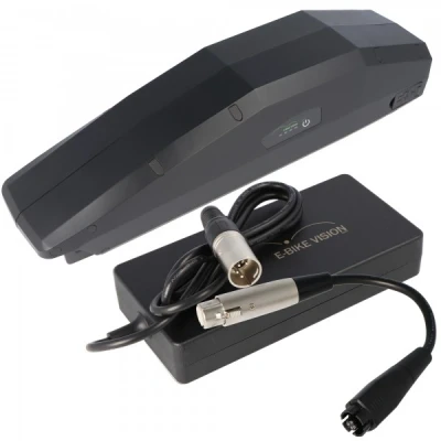 Afbeelding van Krachtige accu en oplader voor e bikes Yamaha PW X serie SE, TE, 36Volt 20,7Ah 751,41Wh, onderbuis