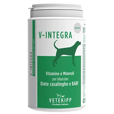 Afbeelding van Adult Dog Compleet supplement rijk aan vitamines en mineralen, voor het thuisdieet van de hond BARF 200 g Made in Italy