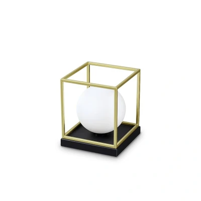 Afbeelding van Ideal lux, Tafellamp, LINGOTTO tafellamp E14 messing 251127 (E14)