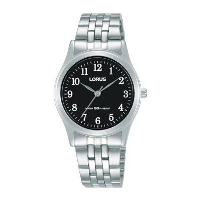 Afbeelding van Lorus RRX37HX9 Horloge staal zilverkleurig zwart 30 mm
