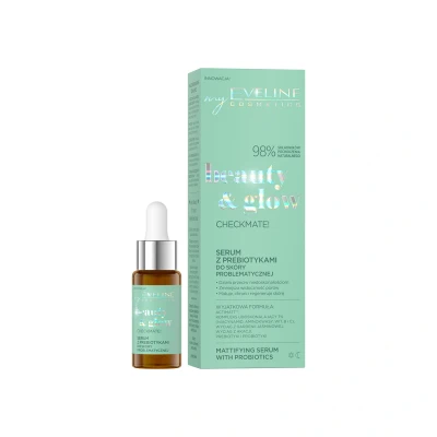 Afbeelding van Eveline Cosmetics Beauty Glow Mattifying Serum With Probiotics 18ml