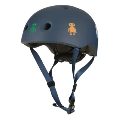 Afbeelding van Liewood Kinderhelm Hilary fietshelm Robots / Indigo blue S (48 52cm)