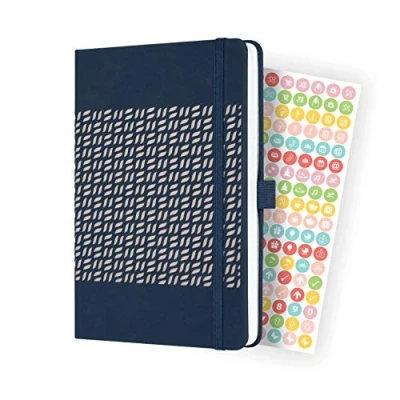 Afbeelding van 2x Weekagenda Jolie Impress A5 2022 midnight blue