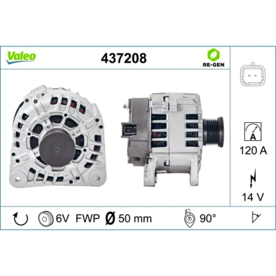 Afbeelding van Valeo Alternator/Dynamo 437208