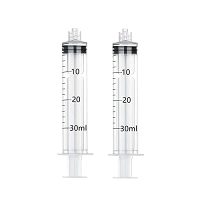 Afbeelding van Luer Lock Plastic Spuit, 30 ml, stompe tip, Meetspuit Gereedschap voor het meten, Lip Gloss, Vloeibaar bijvullen, Doseren, DIY Crafts, Olie navulling, Voeden Huisdieren, Wetenschappelijke Labs, Lijm Applicator