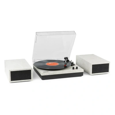 Afbeelding van Fenton RP165M stereo platenspeler met Bluetooth en speakers Marmer