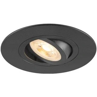 Afbeelding van SLV 1007625 NEW TRIA 75 XL Inbouwlamp LED GU10 Zwart