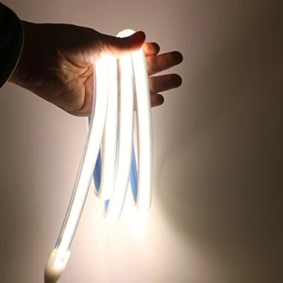 Afbeelding van 1M COB LED Strip 220V Wit met Stekker IP67 Waterdichte Strips, 220 V 280 LEDS/M Zeer Heldere Verlichting 4000K (Wit, 1)