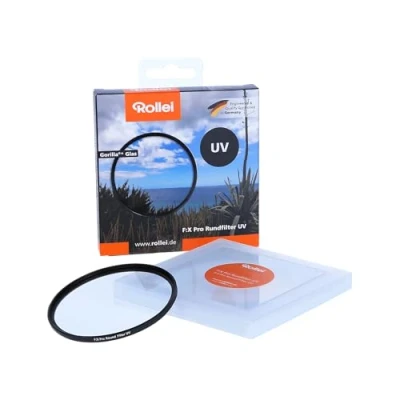 Afbeelding van Rollei F:X Pro circulair filter (55 mm, uv filter) schroeffilter van Gorilla®* glas met hoge kleurgetrouwheid en vrij reflectie
