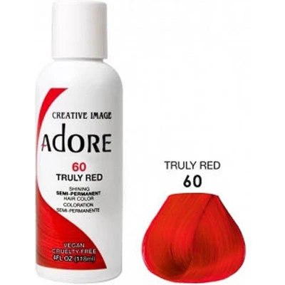 Afbeelding van ADORE SEMI PERMANENT COLOR 60 TRULY RED 118ML