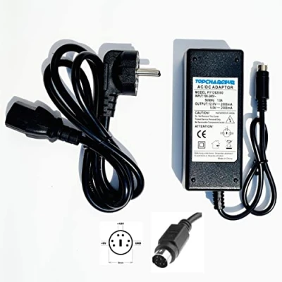 Afbeelding van TOP CHARGEUR * Voedingsadapter AC Adapter Netadapter Oplader 12V 5V 2A 6PIN voor Externe Harde Schijf Zaapa JHS Q05 12 S334
