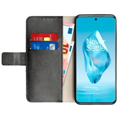 Afbeelding van Just in Case PU leer Book Zwart OnePlus 12R