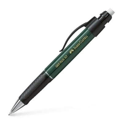 Afbeelding van Faber Castell 130700 Druckbleistift GRIP PLUS, Minenstärke: 0,7 mm, Schaftfarbe: grün metallic