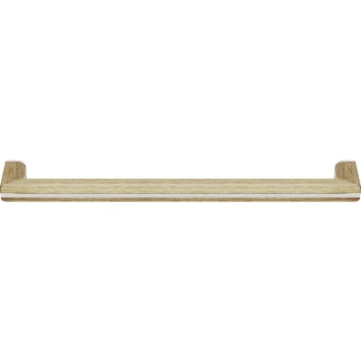 Afbeelding van Formani Meubelgreep Piet Boon TWO PB22/320 mat RVS/eikenhout