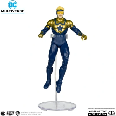 Afbeelding van McFarlane Toys DC Multiverse Future&#039;s End 7&quot; Booster Gold Collectible Action Figure met accessoires en kunstkaart