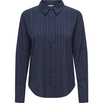 Afbeelding van Jacqueline de Yong Blouse Jdygigi L/s Shirt Wvn 15341230 Total Eclipse Dames Maat XL