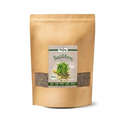 Afbeelding van Biojoy BIO Basilicum Bladeren (500 g), gedroogd en gewreven, Kruid (Ocimum basilicum)