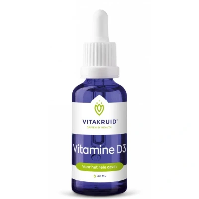Afbeelding van Vitakruid Vitamine D3 Druppels 30ML