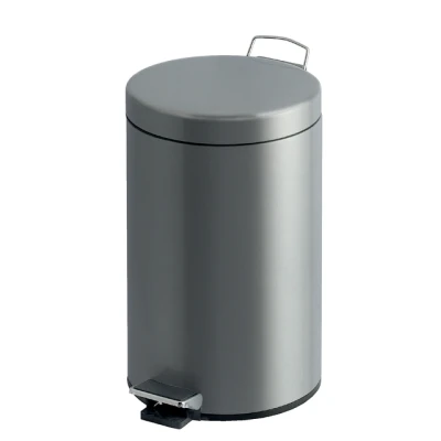 Afbeelding van Pedaalemmer EKO Classic Mat Zilver Inox 12L