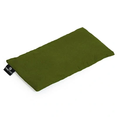 Afbeelding van Yoga Studio Oogkussen hoes van 100% Biologisch katoen lavendel en lijnzaadyogakussen Stressverlichtend oogmasker voor yoga, ontspanning, aromatherapie, vermoeide ogen hoofdpijn