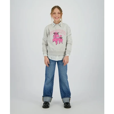 Afbeelding van Vingino Sweater Nirone Grijs dessin 140