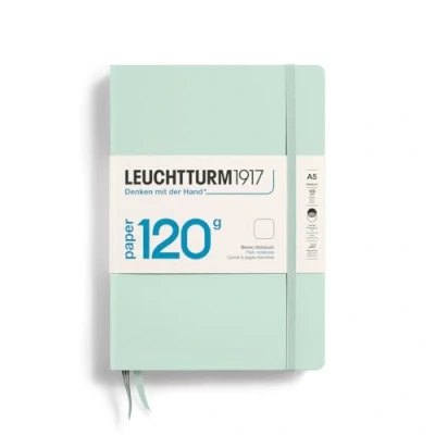 Afbeelding van LEUCHTTURM1917 370343 notitieboek medium (A5) 120 g/m² Paper Edition, hardcover, 203 genummerde pagina&#039;s, mintgroen, blanco