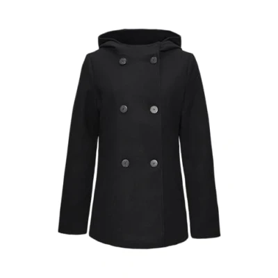 Afbeelding van QS Aspect Halflange jas, Dames, Maat: Large, Schwarz