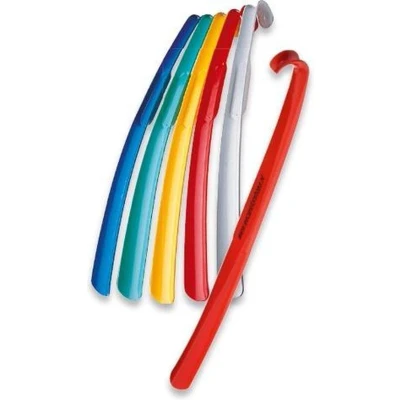 Afbeelding van Lange plastic schoenlepel 42cm Rood