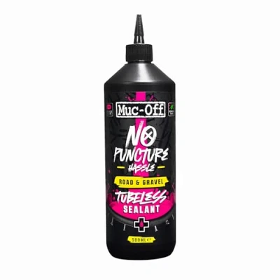 Afbeelding van Muc Off No puncture Hassle Road &amp; Grind Tubeless Sealant, 500 ml Tyre Sealant voor Fiets Punctie Reparatie Duurzame Band Weg , Grint Commuter en XC fietsen