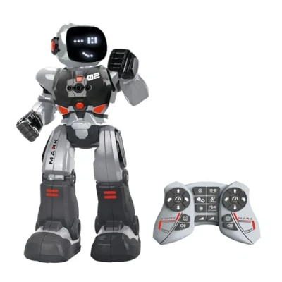 Afbeelding van Xtrem Bots Mark Robotspeelgoed, kinderspeelgoed van 5 jaar of ouder, op afstand bestuurde en programmeerbare robot, speelgoed voor kinderen tot 8 jaar, robotica