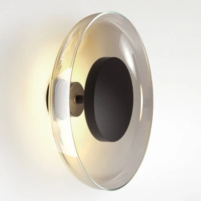 Afbeelding van Marset Aura Plus Wandlamp LEDØ25 Transparant Smoked