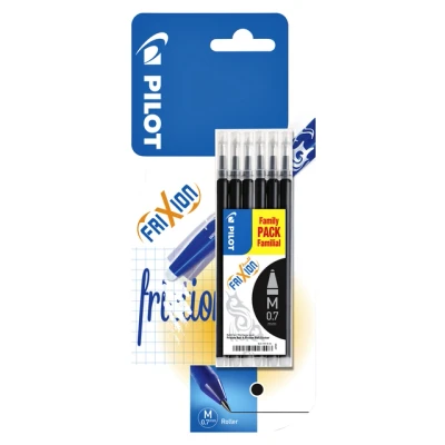 Afbeelding van Rollerpenvulling PILOT Frixion zwart 0.35mm blister à 6 stuks