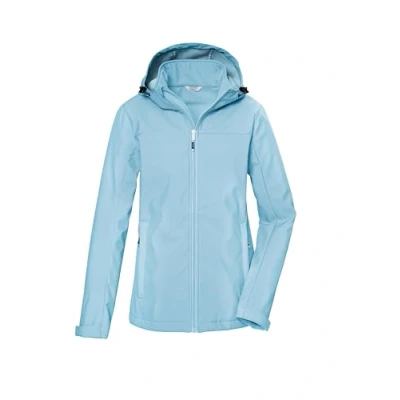 Afbeelding van killtec dames Softshell jas/buitenjas met capuchon KOS 102 WMN SFTSHLL JCKT, eisblau, 36, 42804 000