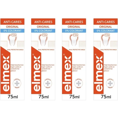Afbeelding van 6x Elmex Anti Cariës Tandpasta 75 ml
