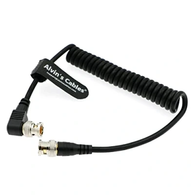 Afbeelding van Blackmagic BNC Mannelijke RG179 Flexibele Coaxiale Kabel voor BMCC Video Camera Recht naar rechte hoek Alvin&#039;s Cables