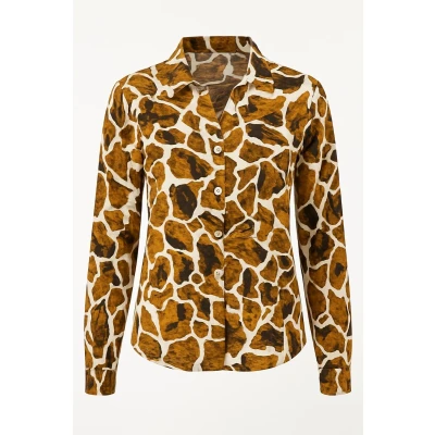 Afbeelding van Blouse met Luipaardprint