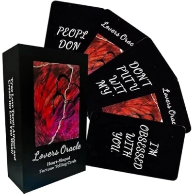 Afbeelding van Liefde Oracle Kaarten,80 Tarot Kaarten Twin Flame Deck,Liefde Deck Make Love Romantisch,Tarot met Bericht op hen