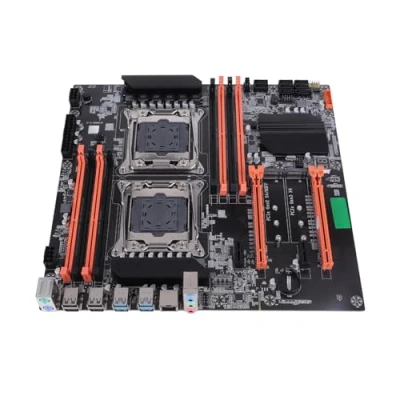 Afbeelding van Moederbord, LGA 2011 3, DDR4 DIMM, M.2 SATA 4GB / s, USB3.0, USB2.0, Dual Socket Desktop Moederbord voor Intel X99, Studio Computer Game Simulator E5CPU