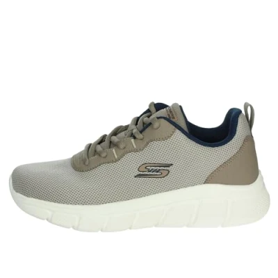 Afbeelding van Skechers Bobs B Flex Icy Edge heren sneakers Beige Maat 46