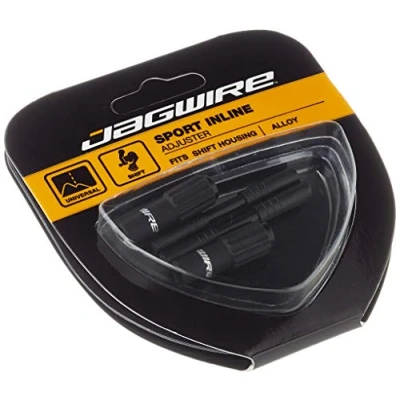 Afbeelding van Jagwire Inline trekinstelling mini, zwart, 2 stuks