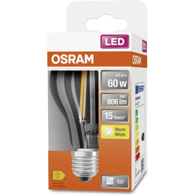 Afbeelding van Osram Lamp led retrofit classic a60 7w/827 230v fil e27 fs1 4058075112261