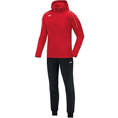 Afbeelding van JAKO Polyesterpak met kap Classico Rood