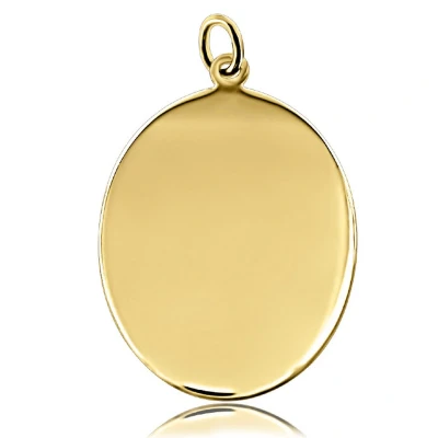 Afbeelding van Juwelier Zwartevalk 14 karaat gouden plaat hanger 14.101.169