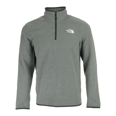 Afbeelding van The North Face Glacier 1/4 ZIP Fleece trui, Heren, Maat: Small, Medium grey heather
