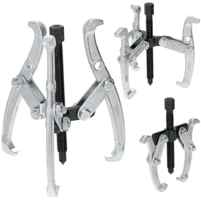 Afbeelding van SW Stahl 10405L voertuigtrekker I lagertrekkerset 3 delig trekkerset tweearmig 75mm en driearmig 100mm 150mm